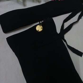 Saudi Niqab - Black with Fancy Buckle