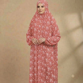 Namaz Chadar With Sleeves - Light Pink