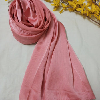 Crinkle Silk Matte - Blush Pink
