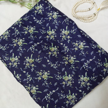 Namaz Chadar With Sleeves - Navy Blue