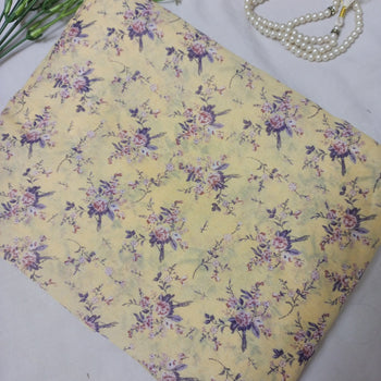 Namaz Chadar With Sleeves - Yellowish Cream
