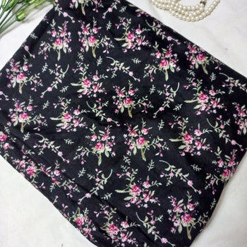 Namaz Chadar With Sleeves - Black