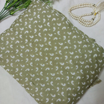 Namaz Chadar With Sleeves - Sage Green
