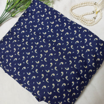 Namaz Chadar With Sleeves - Navy Blue