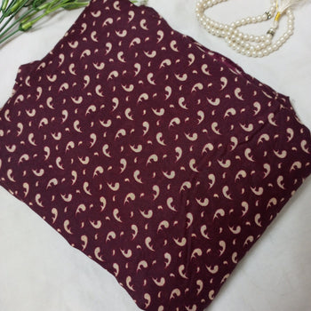 Namaz Chadar With Sleeves - Maroon