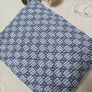 Namaz Chadar With Sleeves - Denim Blue