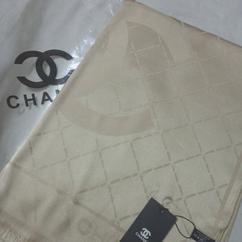 Chanel Silk Stole – Dull Gold