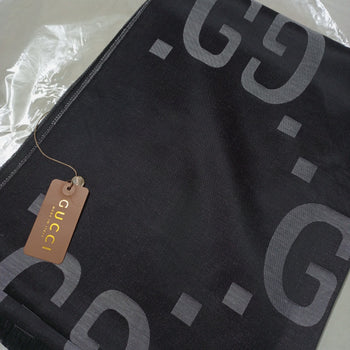GUCCI Silk Stole – Black
