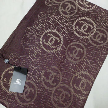 Chanel Stole – Dark Brown