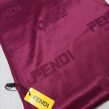 FENDI Silk Stole – Maroon