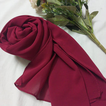 Georgettes - Dark Red