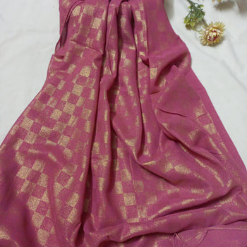 Shiny Georgette - Dark Pink