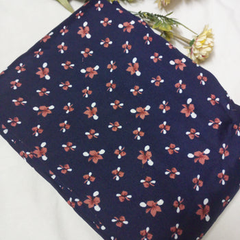 Namaz Chadar With Sleeves - Dark Navy Blue