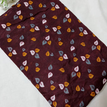 Kids Namaz Chadar With Sleeves (Age 6-14 years) - Maroon