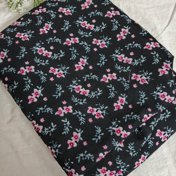 Namaz Chadar With Sleeves - Black