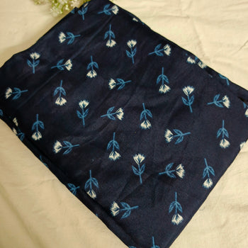 Namaz Chadar With Sleeves - Navy Blue