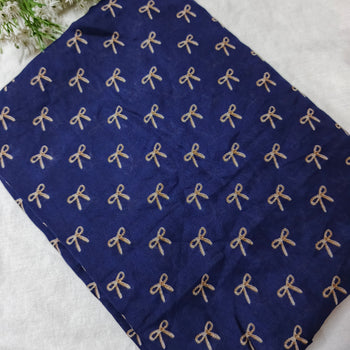 Kids Namaz Chadar With Sleeves (Age 6-14 years) - Dark Blue
