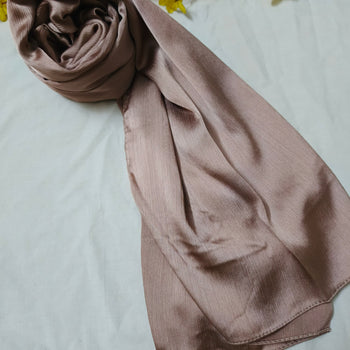 Crinkle Silk Matte - Mocha