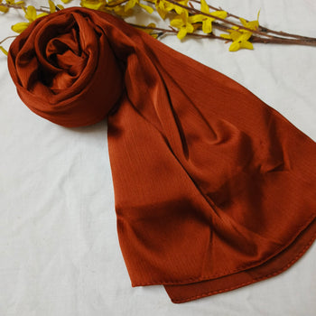 Crinkle Silk Matte - Red