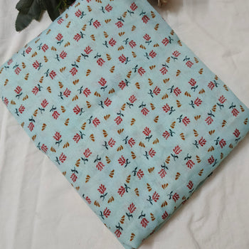 Namaz Chadar With Sleeves - Sky Blue