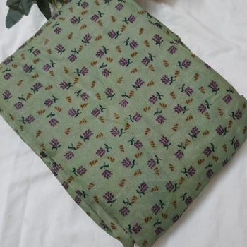 Namaz Chadar With Sleeves - Light Olive Green