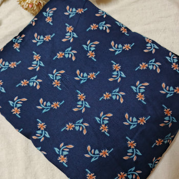 Namaz Chadar With Sleeves -  Navy Blue