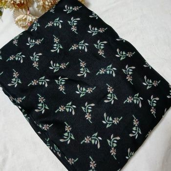 Namaz Chadar With Sleeves -  Black