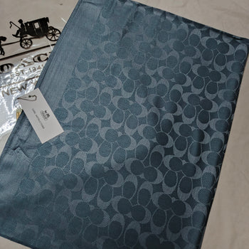 Coach Stole - Silverish Grey