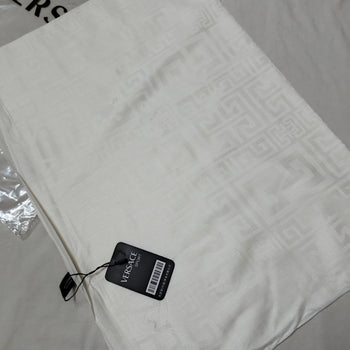 Versace Stole –  Pearl White