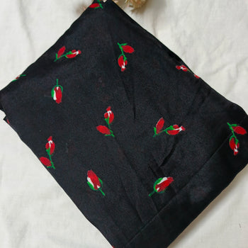 Namaz Chadar With Sleeves - Black