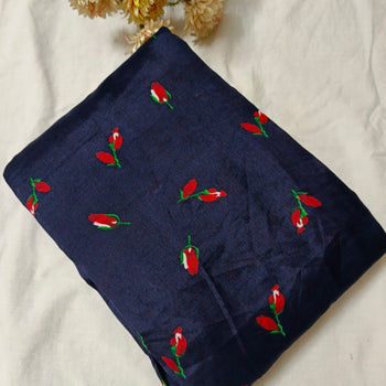 Namaz Chadar With Sleeves - Navy Blue