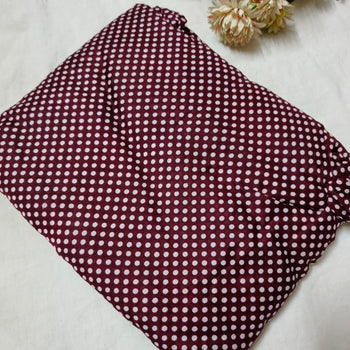 Namaz Chadar With Sleeves - Maroon