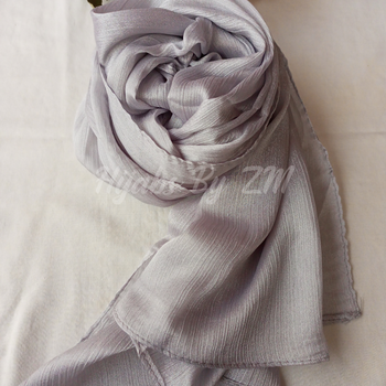 Crinkle Silk - Silver