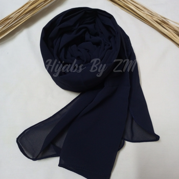 Georgettes - Navy Blue