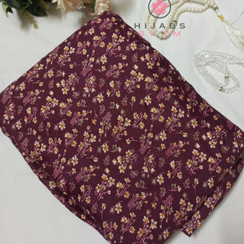 Kids Namaz Chadar With Sleeves (Age 6-14 years) - Maroon