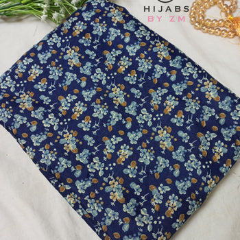 Namaz Chadar With Sleeves - Navy Blue