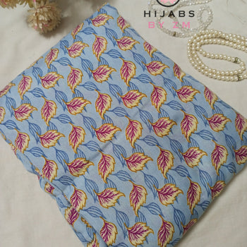 Namaz Chadar With Sleeves - Light Blue