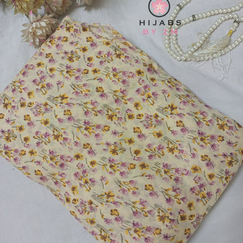 Namaz Chadar With Sleeves - Cream