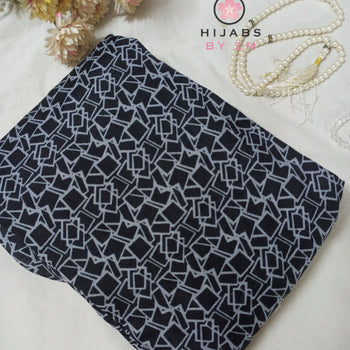 Namaz Chadar With Sleeves - Black