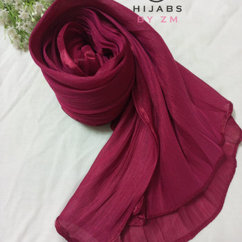 Luxury Silk - Maroon