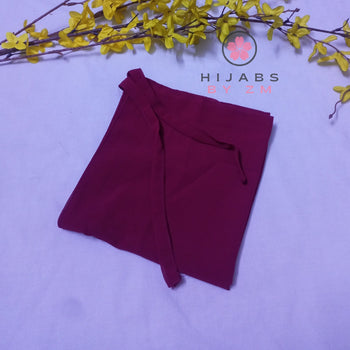 Tie-Back Niqab - Maroon