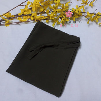 Tie-Back Niqab - Army Green