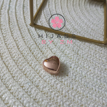 Heart Magnetic Pin - Metallic Gold