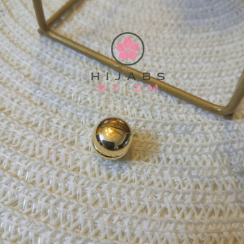 Circle Magnetic Pin - Metallic  Gold