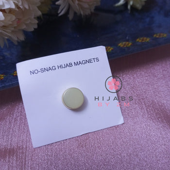 Round Magnetic Pin - Dull Gold