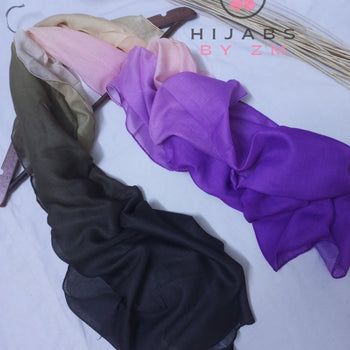 Three Shaded Lawn Hijab - 8