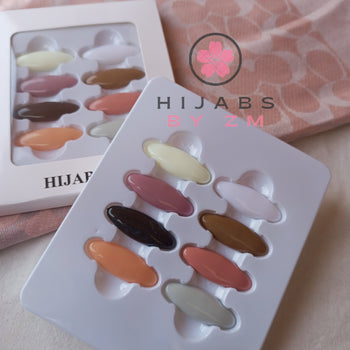 Hijab Safety Pins Box ( 8 Pcs)