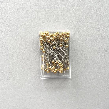 Metallic Pin - Golden (10 Pcs)